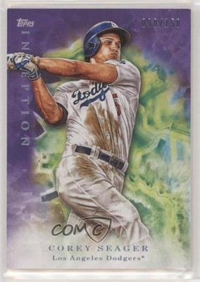 2017 Topps Inception Purple 98/150 Corey Seager #59 6fs