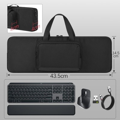 For Logitech MX Keys S/MX Keys series keyboards Mouse Portable Storage Bag Pouch