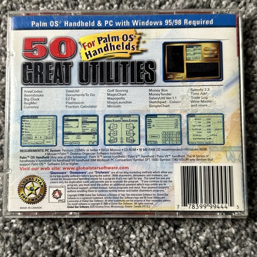 50 Great Utilities for Palm OS Handhelds Windows PC 95/98 - Picture 2 of 3