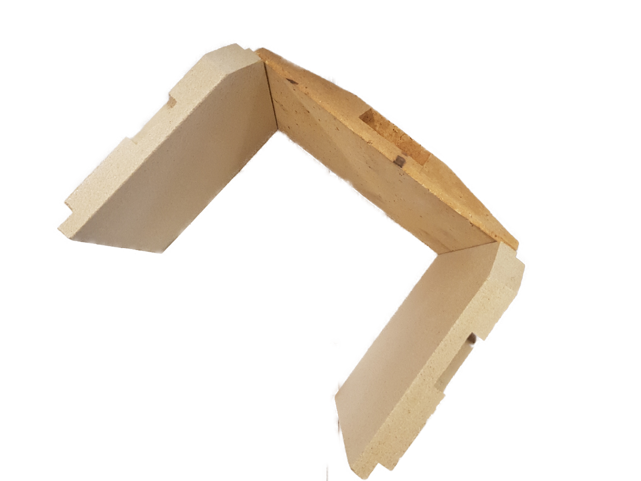 Fire Bricks to suit Coalbrookdale Little Wenlock Stove, Clay Rear, 2