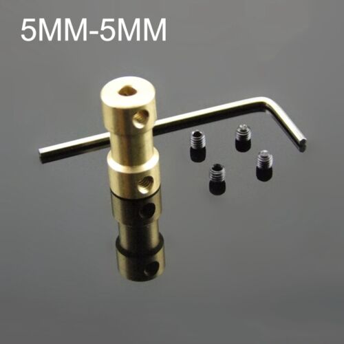 5PCS 2/3/3.17/4/5/6mm Brass Shaft Coupling Coupler DIY Model Decelerate Motor - Picture 108 of 117
