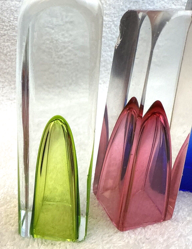 60's 4pc Vintage Murano Sommerso MCM Shot Glasses k Italy Venice, See Pics! - Bild 14 von 17