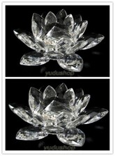 Seerose aus Kristallglas Dekoglas   freie Auswahl