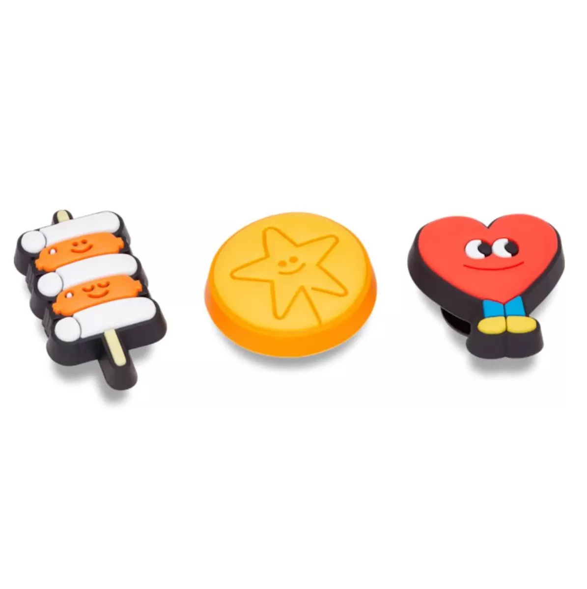 Genuine Korea exclusive CROCS Jibbitz Charms 3pcs Love Street