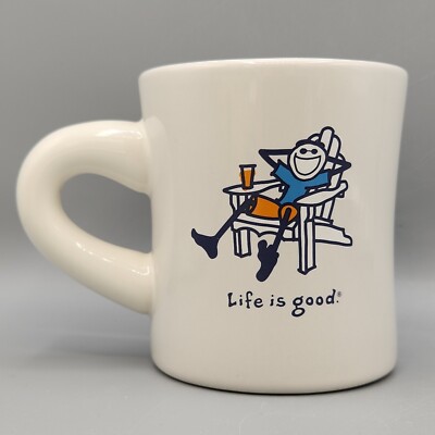 Life Is Good Coffee Mug Diner Do What You Like Like What You Do Vacation Relax
