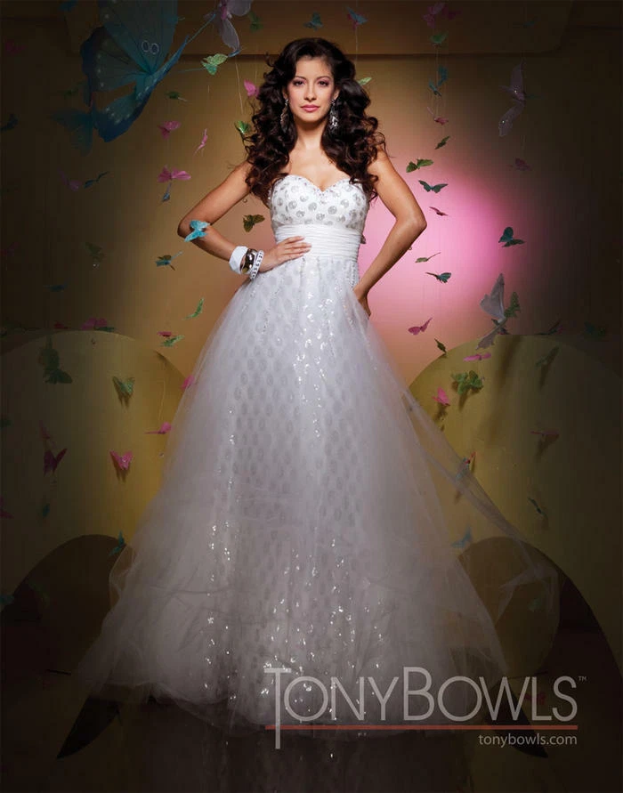 Tony bowls cheap wedding dresses
