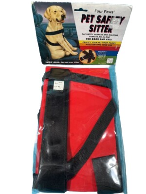 FOUR PAWS Pet Safety Dog Sitter XL 50 Lbs Or More Car Safety Harness