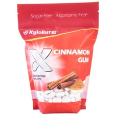 Xyloburst All Natural Aspartame Free Cinnamon Xylitol Gum 500 Count Bag 