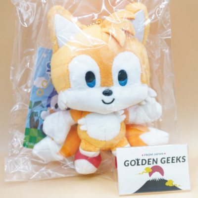 SEGA Fave SONIC & FRIENDS Tails Mascot Plush Keychain NEW