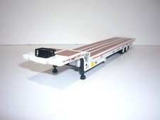 DCP FIRST GEAR 1/64 WHITE LANDOLL SERIES 440 TANDEM TRAVELING AXLE TRAILER