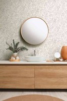 Vliestapete Blattmuster Ranken Floral Grau Silber Metallic 39747-4 (3,46€/1Qm)