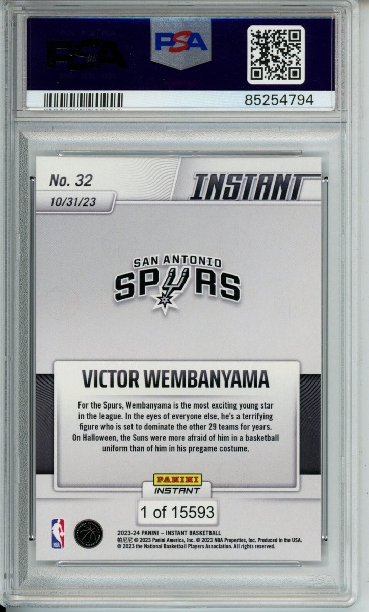 ウエンバンヤマ　ウェンバニャマ　RCカード　PSA10 1500枚限定 victor-wembanyama-card-