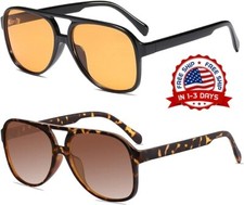 2 PACK Gafas De Sol Polarizadas Para Hombre Lentes Cuadrado Men Sport Sunglasses