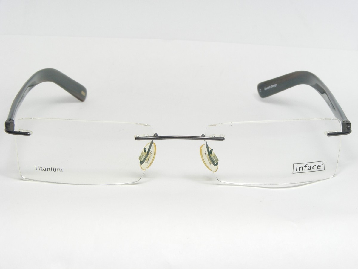 Inface Danish Design if1600l 058 GREY EYEGLASSES GLASSES 
