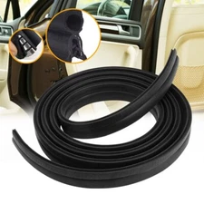 Black Rubber Seal Car Part Weather Strip Door Window Lock Trunk Hood Edge Trim A
