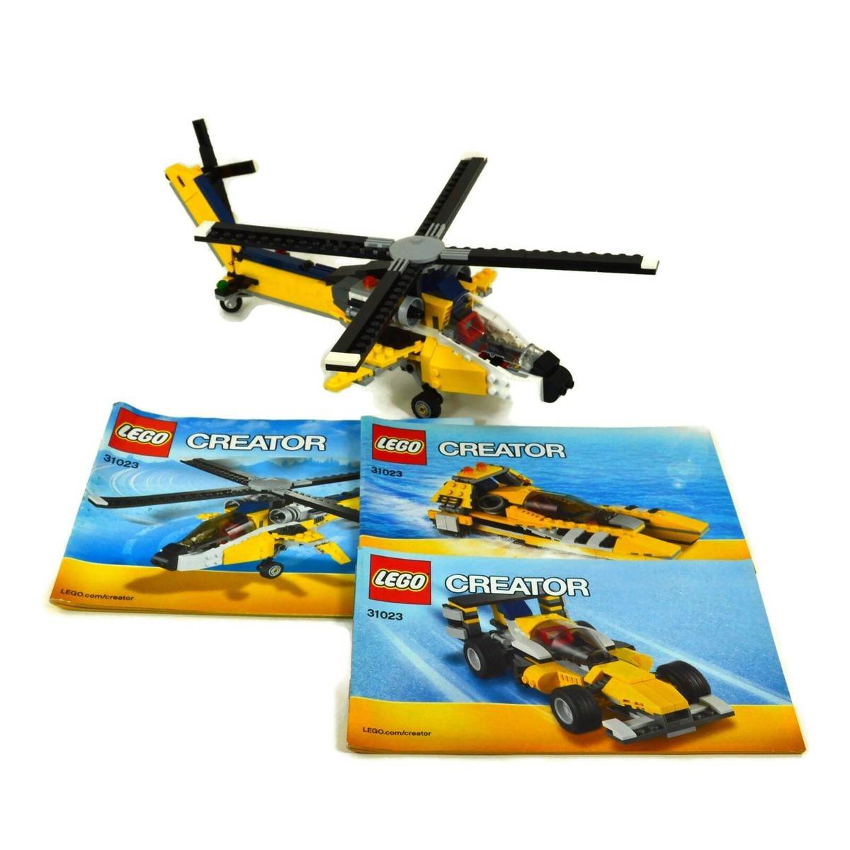 LEGO Creator 3 in 1 Yellow Racers Set 31023 Complete with