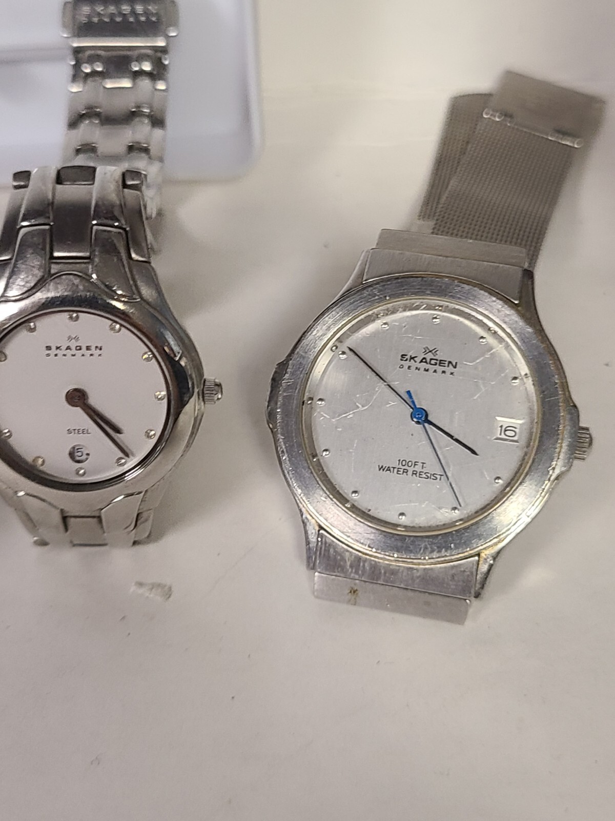 Skagen 8 Watches Lot some need batteries n repair mostly in good
