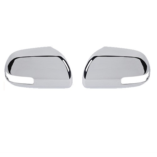 For 4Runner 2010-13 Chrome Door Side View Mirrors Guards Cover Trim Garnish Kit - Picture 6 of 11