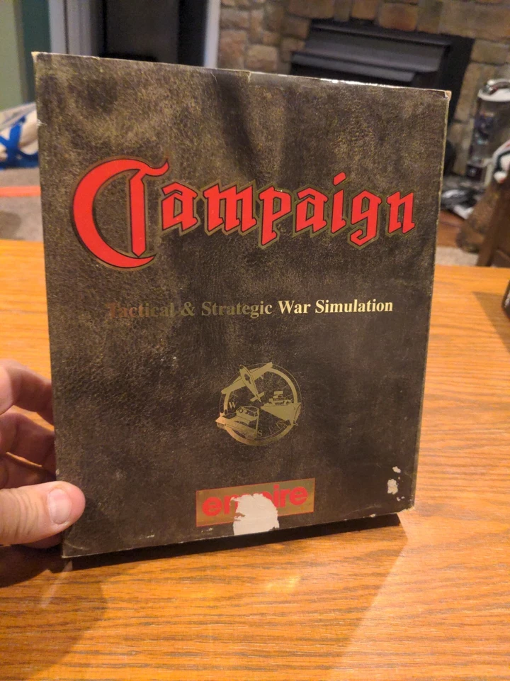 Disquete Campaign Tactical & Strategic War Simulation IBM 1992 Big Box MS DOS 5.25 - Imagem 2 de 4