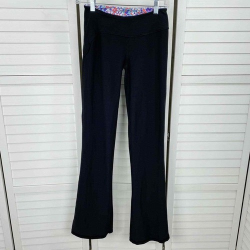Ivivva by Lululemon Reversible Routine Long Yoga Pants Girls Size 14 x 35 - Picture 6 of 12
