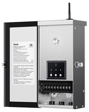 DEWENWILS 300W Wi-Fi Smart Low Voltage Transformer, 3 Independent Outputs,Timer