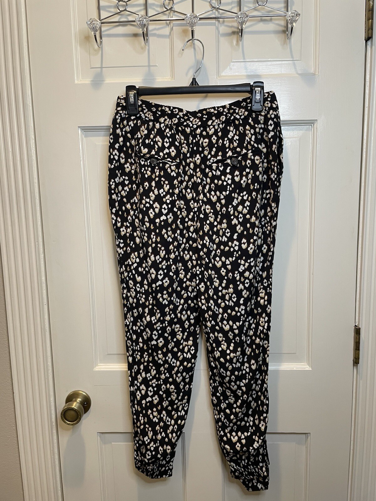 ZARA Basic Collection Size Medium Black Leopard C… - image 2