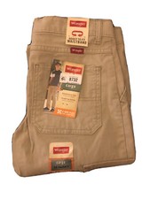 NWT Youth Wrangler Cargo 4-Way Flex Khakis 10 Husky Adjust Waist Zip  Button