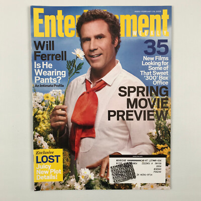 Entertainment Weekly Magazine # 980 February 29, 2008 Cover: Will Ferrell