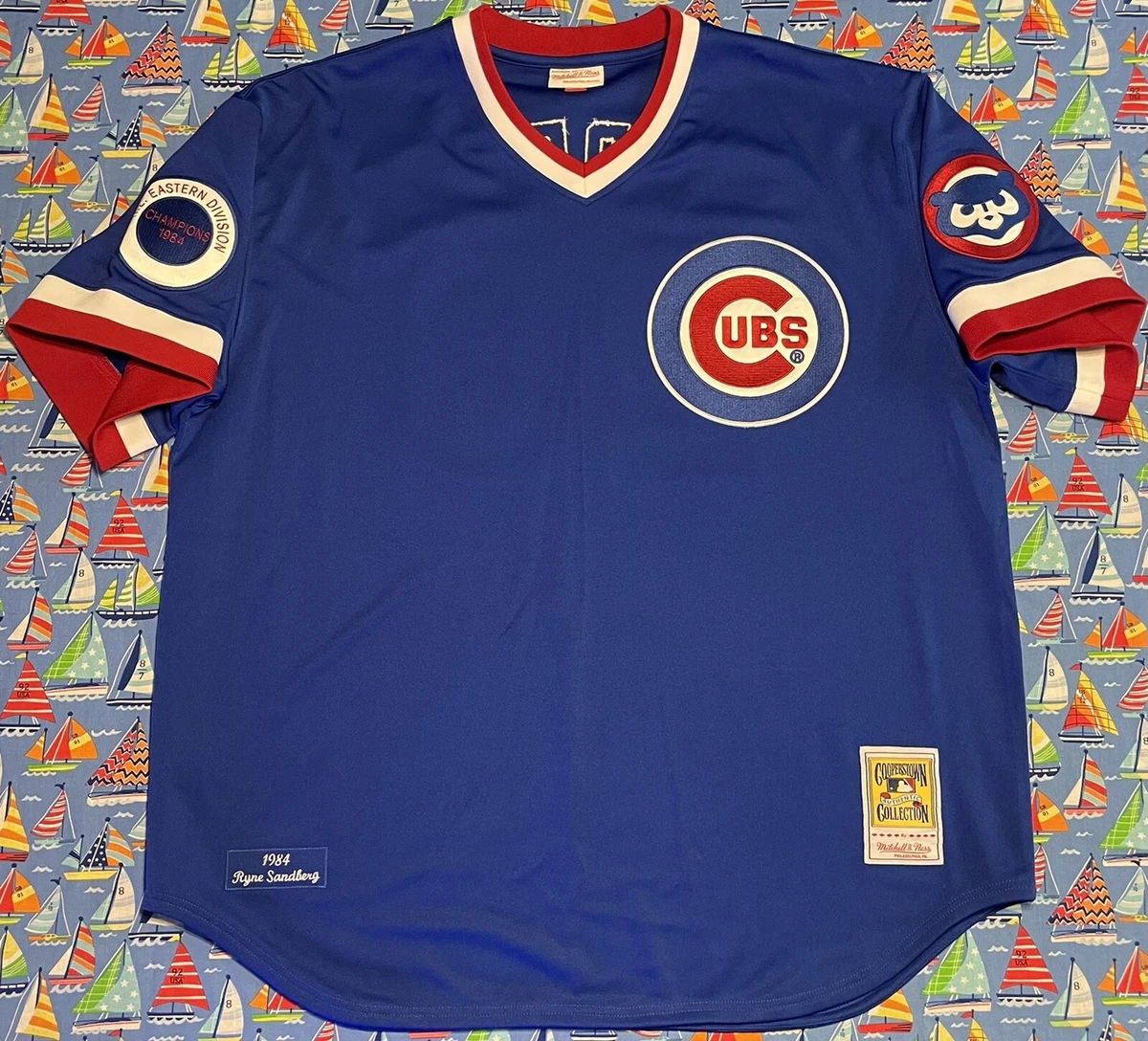 Authentic Mitchell Ness MLB Chicago Cubs Ryne Sandberg Baseball