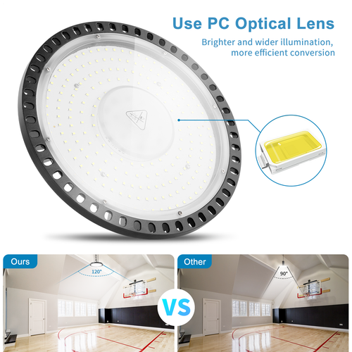 10X UFO LED Hallenbeleuchtung Deckenstrahler Werkstattleuchte Industrielampe300W - Bild 4 von 11