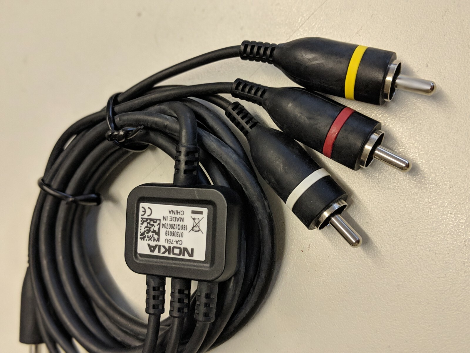 100 x Nokia CA75U TV Out / AV Composite Cable for Nokia Phones