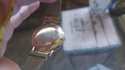 Rare Vintage Hamilton 14k Solid Gold Thinline Mens Wristwatch - Picture 6 of 14