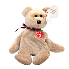 TY Beanie Baby  1999 Signature Bear  Retired Vintage MWMT 8 inch 