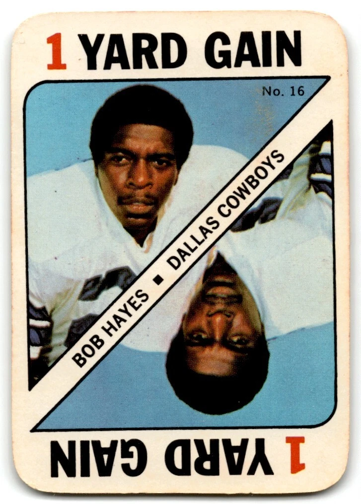1971 Topps Game Inserts Bob Hayes Dallas Cowboys #16