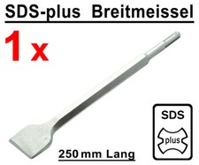 SDS-plus Breitmeißel 40mm x 250mm Meißel Stemmmeißel für Bohrhammer Stemmhammer