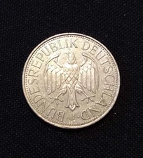 1989 J germany 1 mark coin