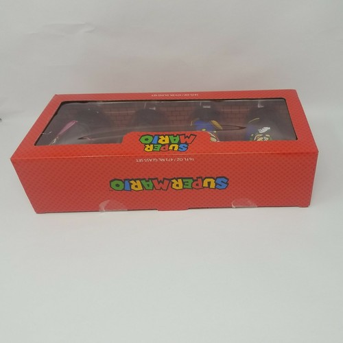 Juego de 4 vasos coleccionables Super Mario 16 fl oz GameStop especial - Imagen 10 de 11