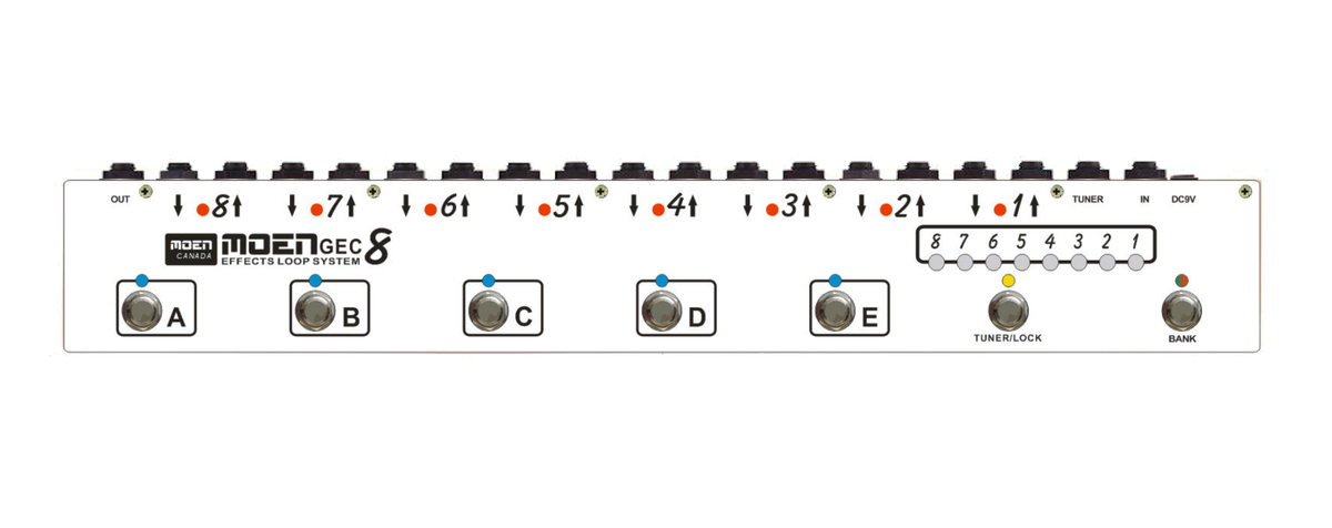 ギター MOOER GEC438 EFFECTS LOOP SYSTEM GEC438 Programmable Guitar Pedal Switcher Matrix - YouTube