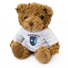 Neuf - Minnesota Drapeau - Ours en Peluche - Mignon Doudou Adorable - Cadeau