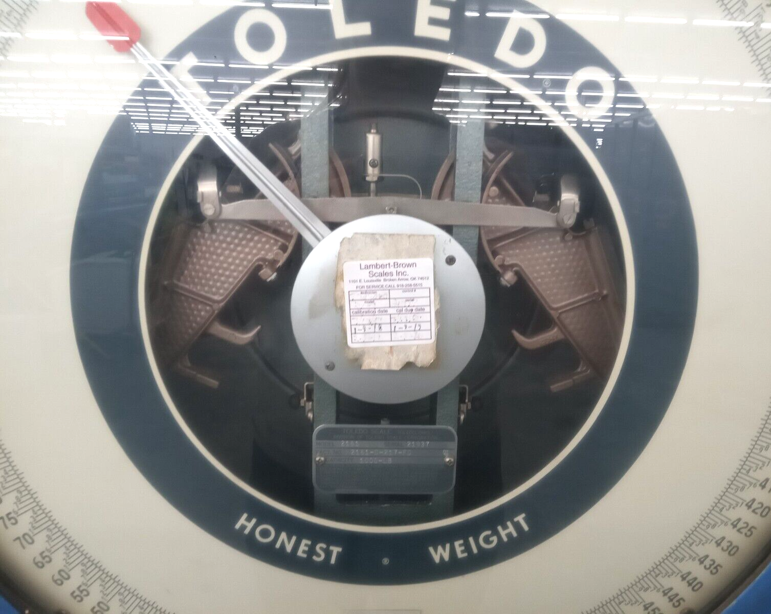 VINTAGE TOLEDO 2181 SCALE- 1000LB MAX. CAPACITY | eBay