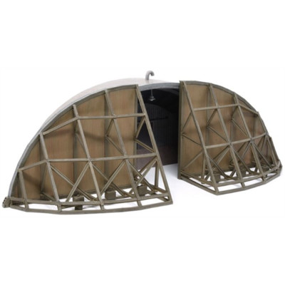 Niederrelief gehärteter Flugzeugunterstand Maßstab 1:72