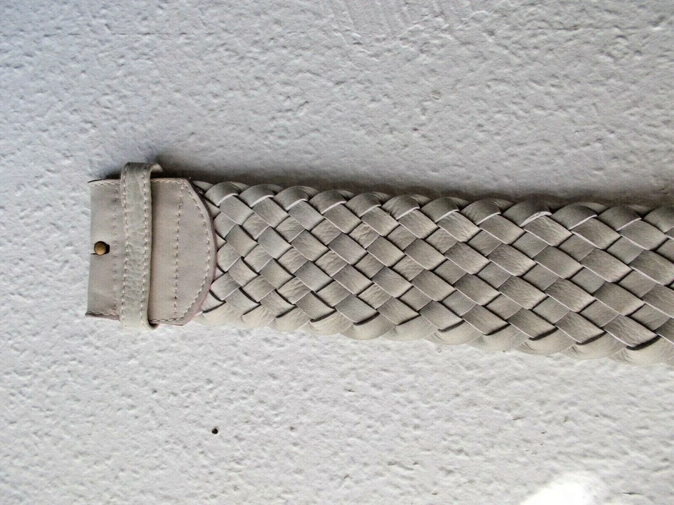 hochwertiger Ledergürtel geflochten o. Schnalle - Bild 2 von 4