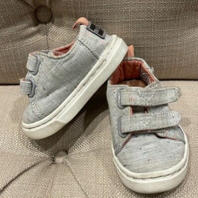 Toms Lenny Rainbow Toddler Sz 3T Gray