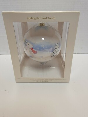 Hallmark Keepsake ''Adding the Final Touch'' Ceramic 2008 Ornament New In Package