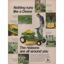 1974 John Deere Tractor: Reasons Are All Around You Vintage Print Ad