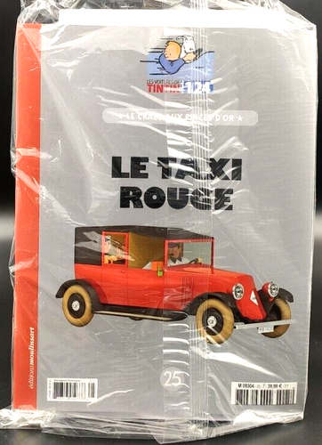 Modèle Réduit 1:43 - Taxi Rouge De Tintin (Le Crabe Aux Pinces D'Or) Renault - Atlas - Occasion, Boîte Abîmée