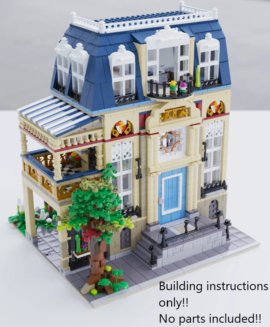 LEGO City House BUILDING INSTRUCTIONS ONLY NO PARTS 10182 10185 10190