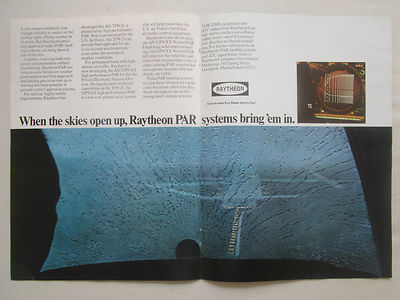 1/1976 PUB RAYTHEON COSSOR PAR PRECISION APPROACH RADAR USAF AN/TPN-25 AD