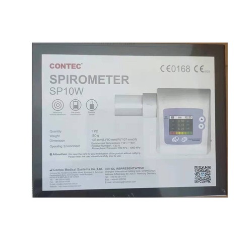 Contec Digitales Spirometer Lungenatmungsdiagnostik Spirometrie Volumetrisch - Bild 3 von 10