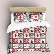 3D Christmas Pattern Quilt Cover Set Duvet Cover Bedding Pillowcases